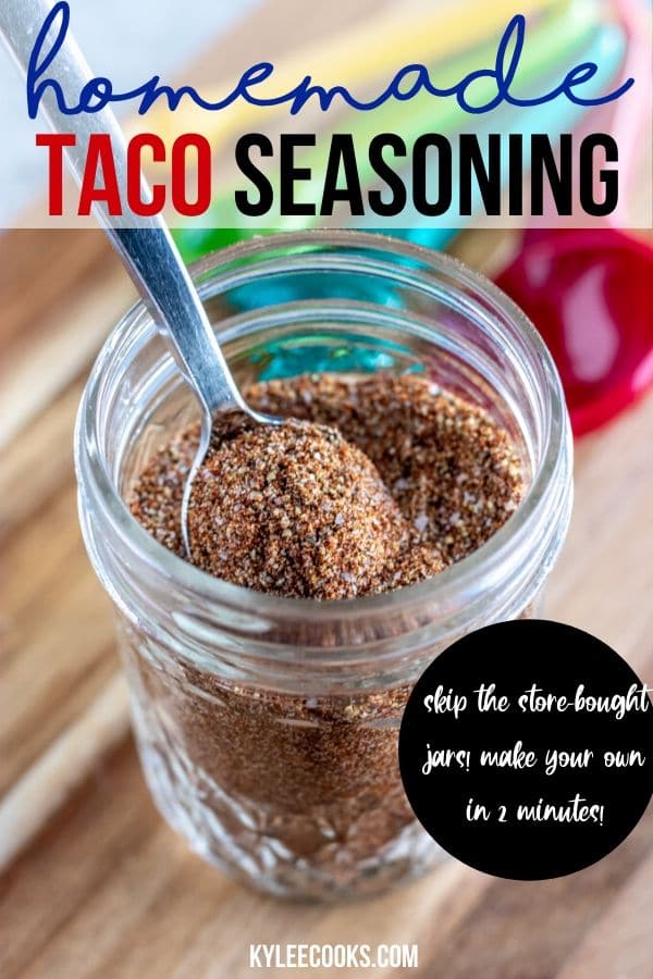 taco seasoning pin with text overlay