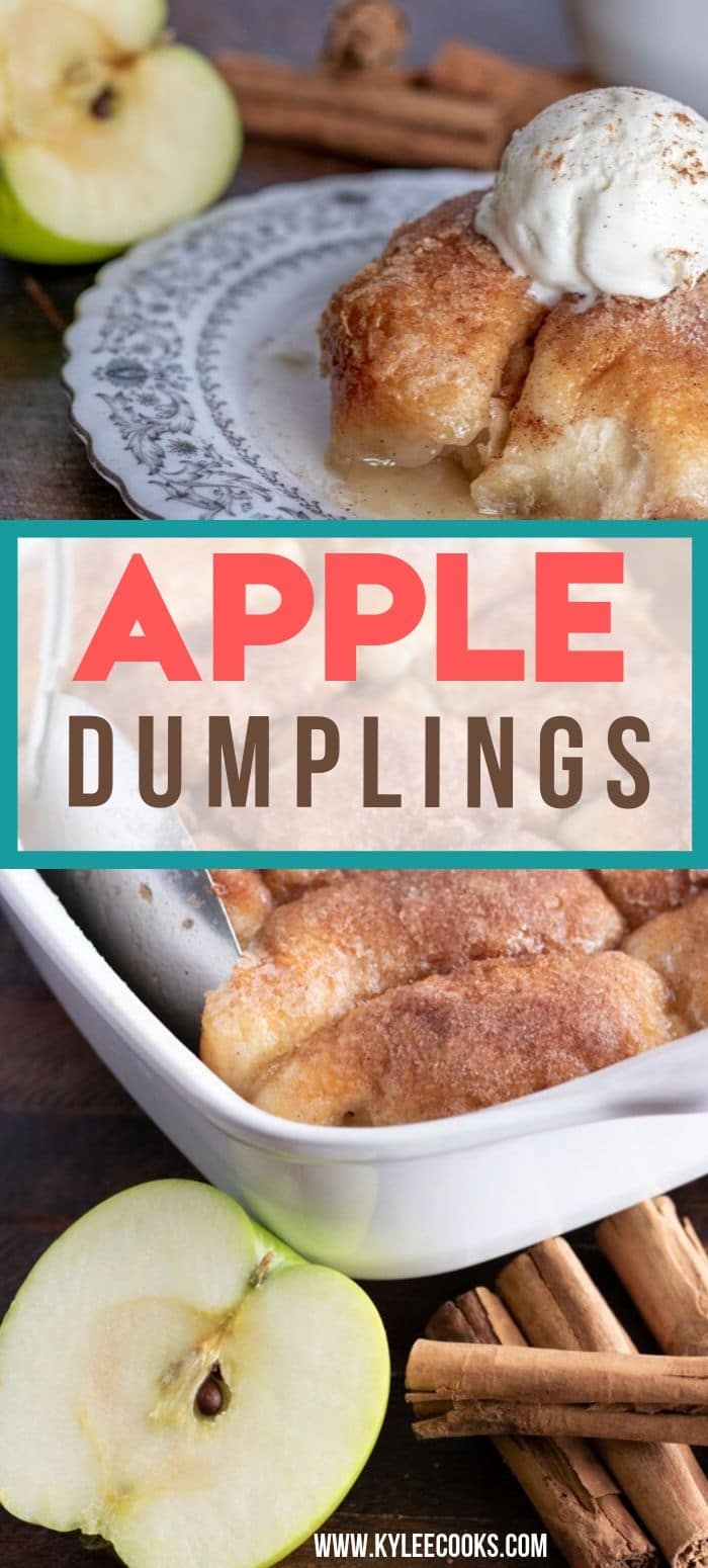 Apple dumplings - Kylee Cooks