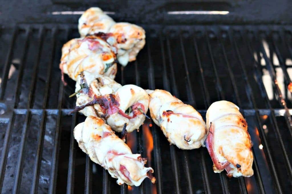 chicken rollettes a grill
