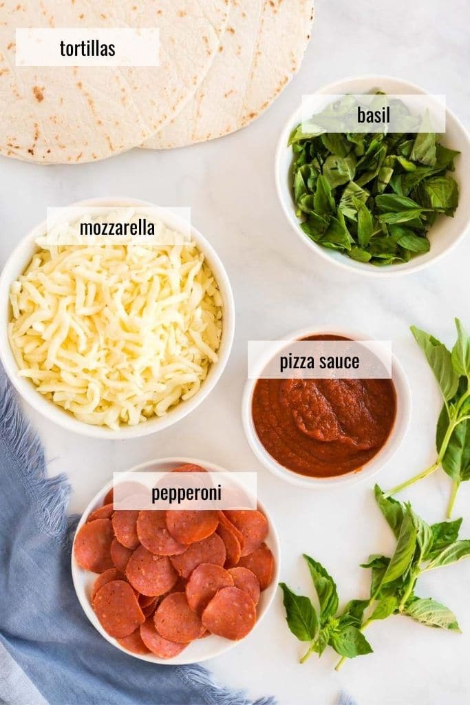 tortilla pizza ingredients