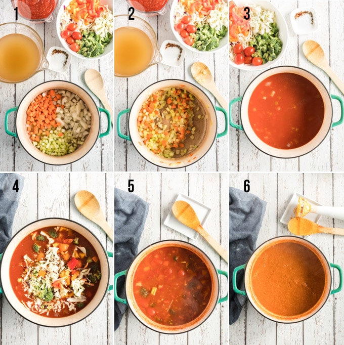 how to make vegetable soup