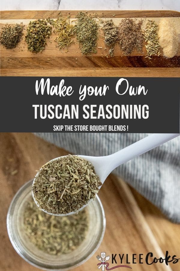Tuscan Seasoning pin with text overlay