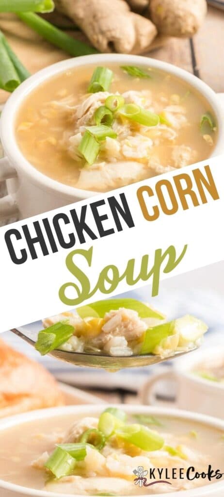asian chicken soup pin with text overlay