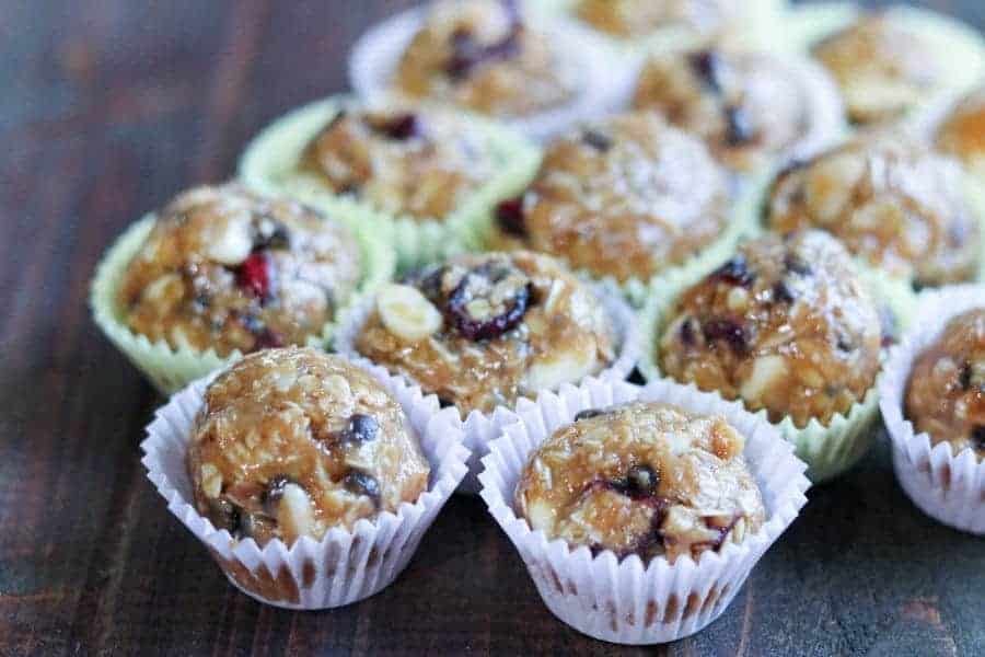 protein balls in muffin cups
