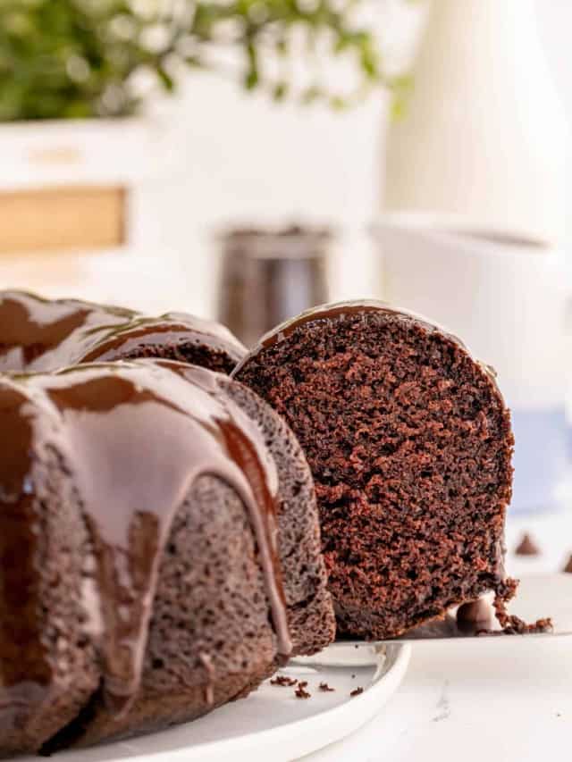 Heavenly One-Bowl Chocolate Bundt Cake!