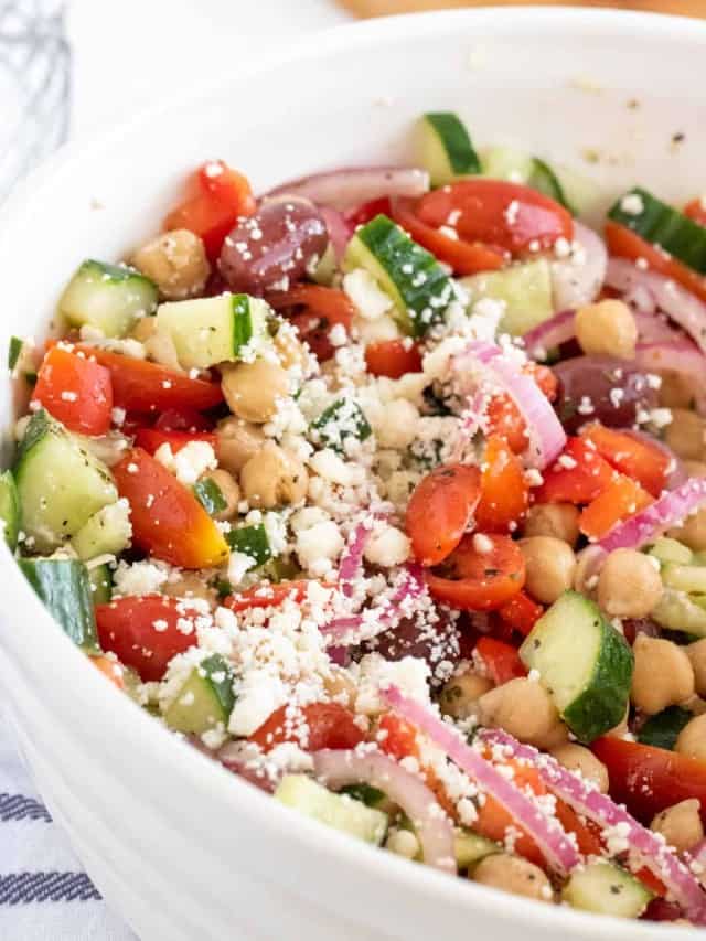 Greek Chick Pea Salad