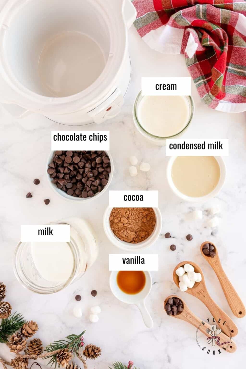 Easy Crockpot Hot Chocolate Recipe Kylee Cooks