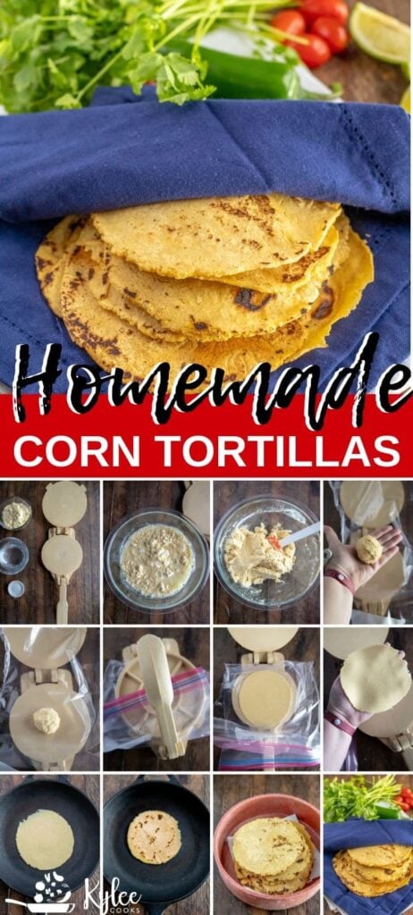 corn tortilla pin with text overlay
