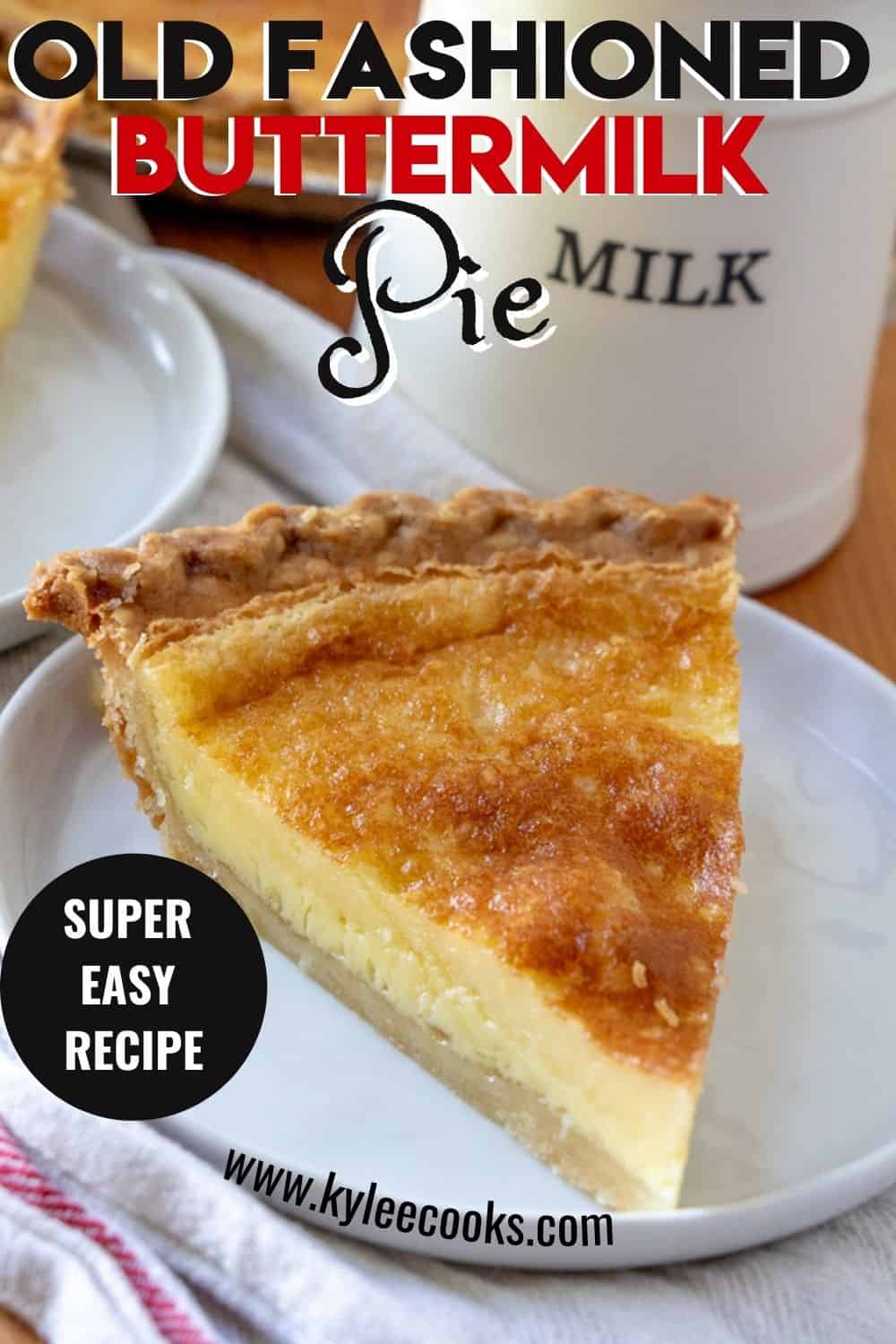 buttermilk pie pin with text overlay