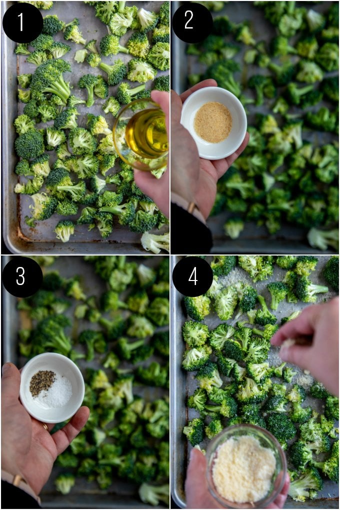 step by step how to roast broccoli