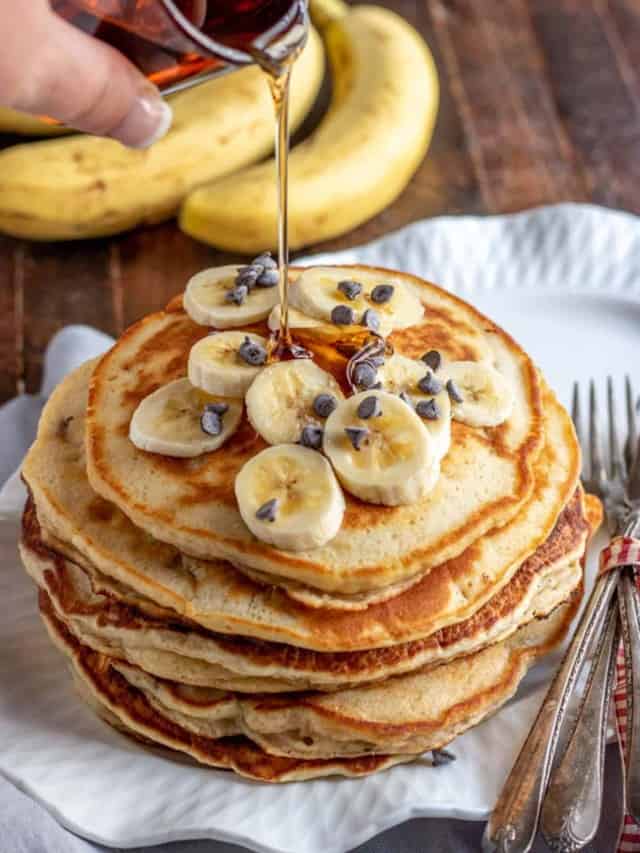 Super Easy Banana Pancakes