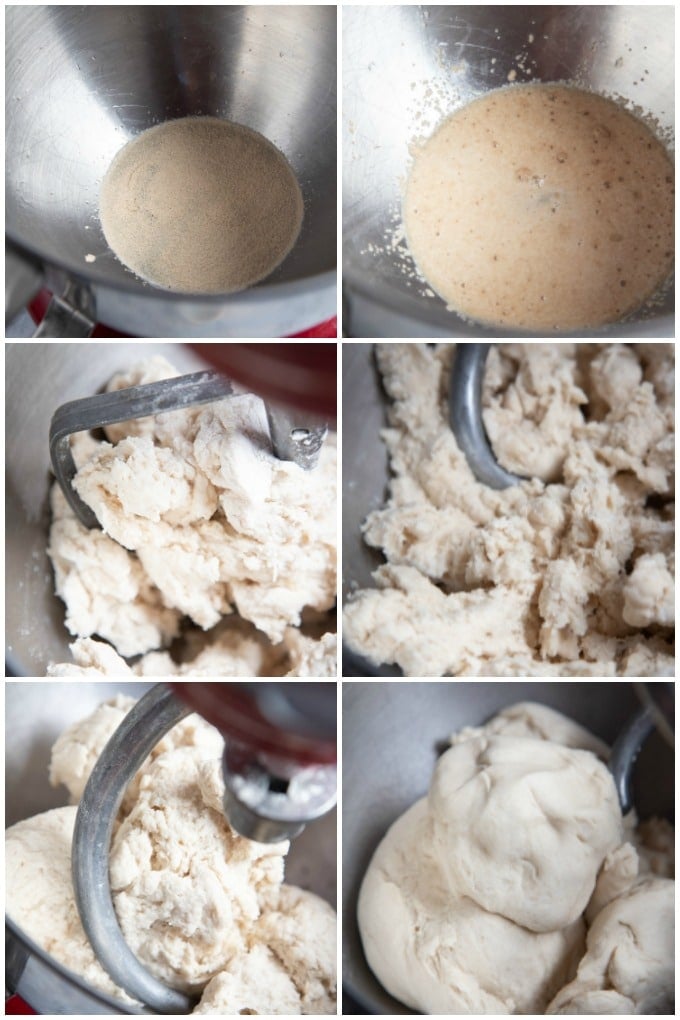 making naan bread - step by step instructions