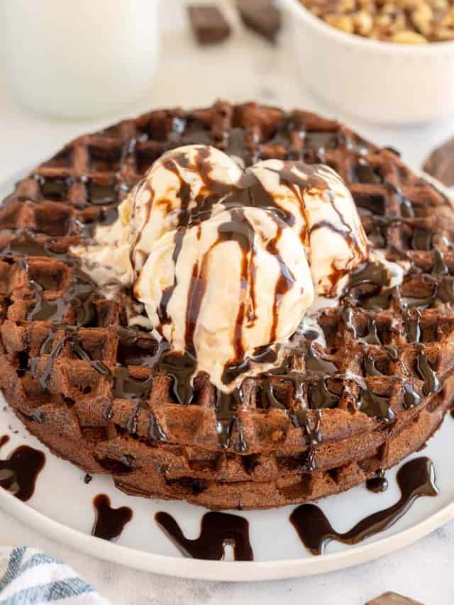 The BEST Brownie Waffles Kylee Cooks