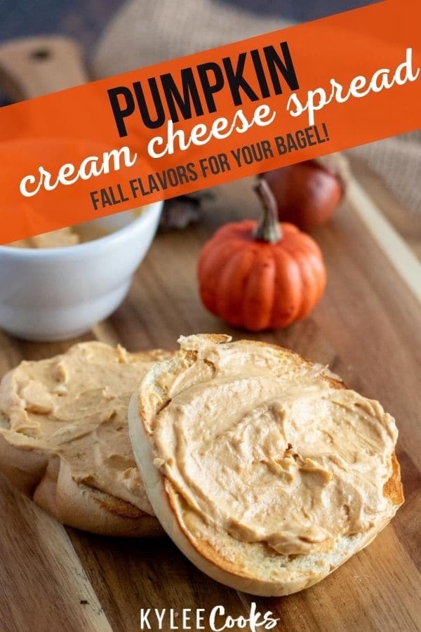Pumpkin Cream Cheese pin with text overlay