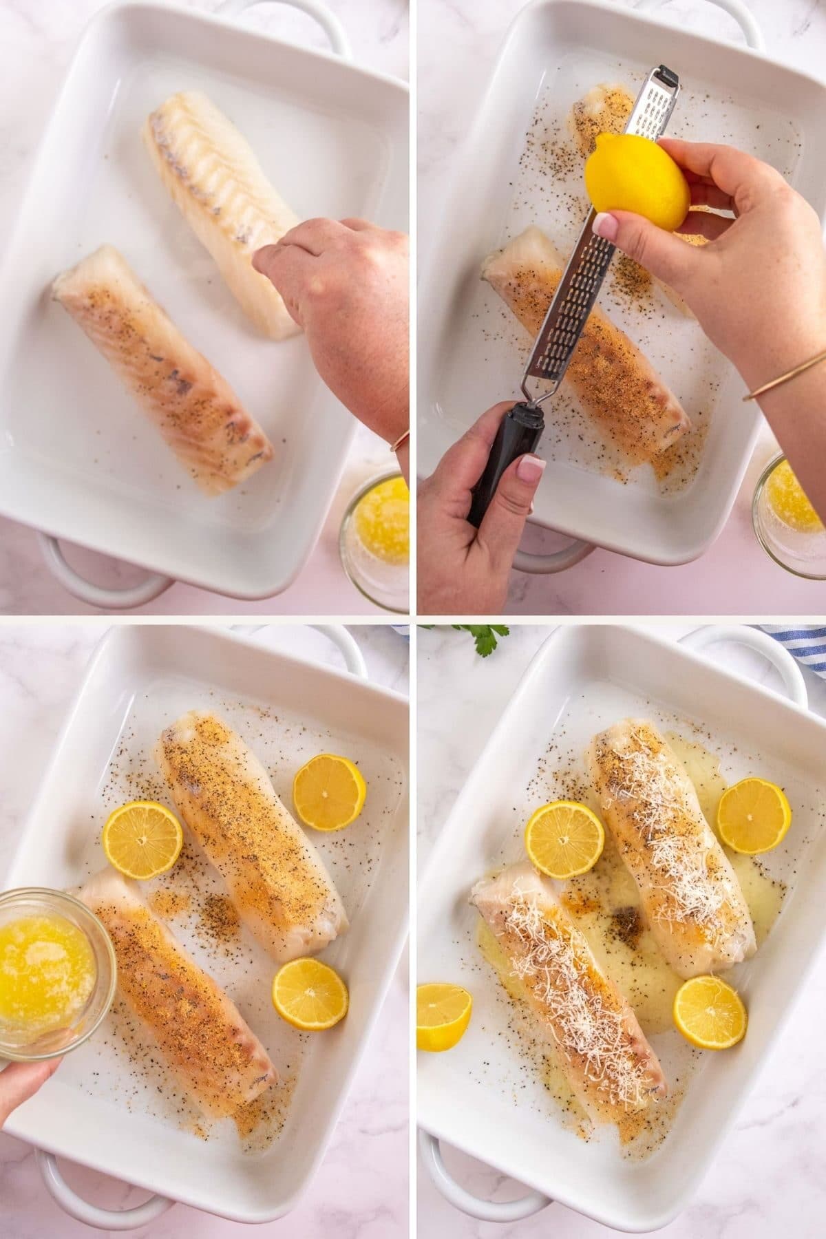 step by step photos seasoning fish for the oven