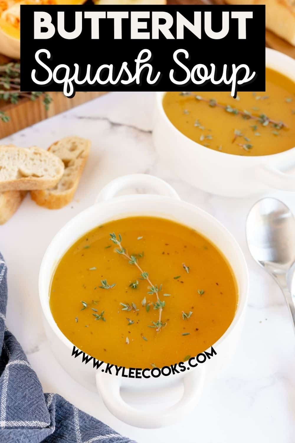 butternut squash soup with apple with recipe name overlaid in text