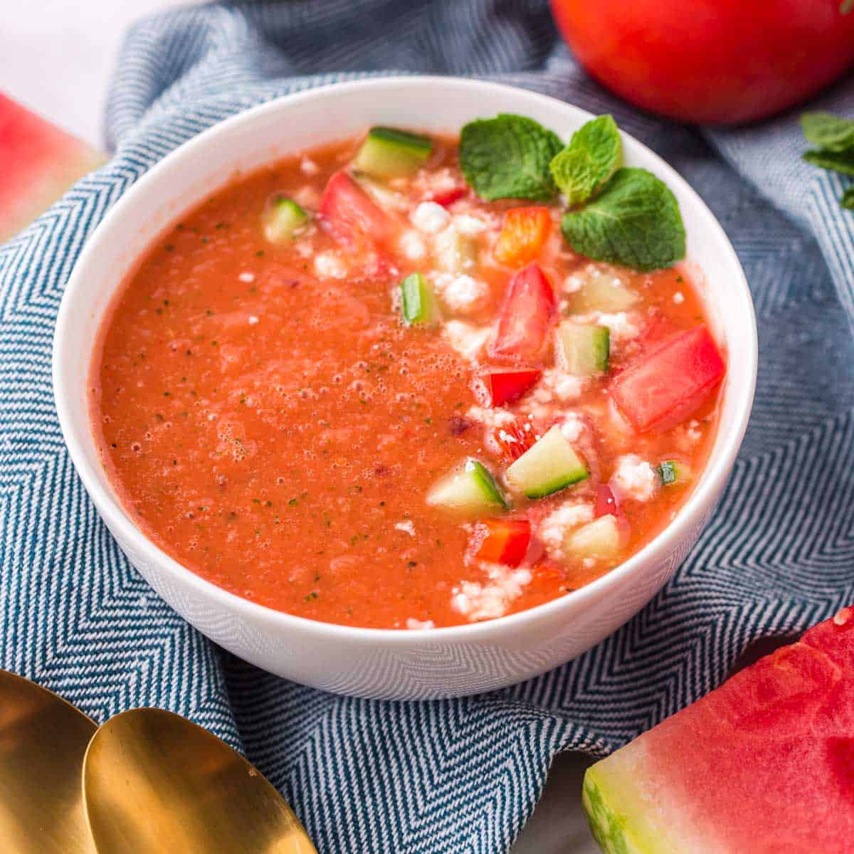 Watermelon Gazpacho | Kylee Cooks