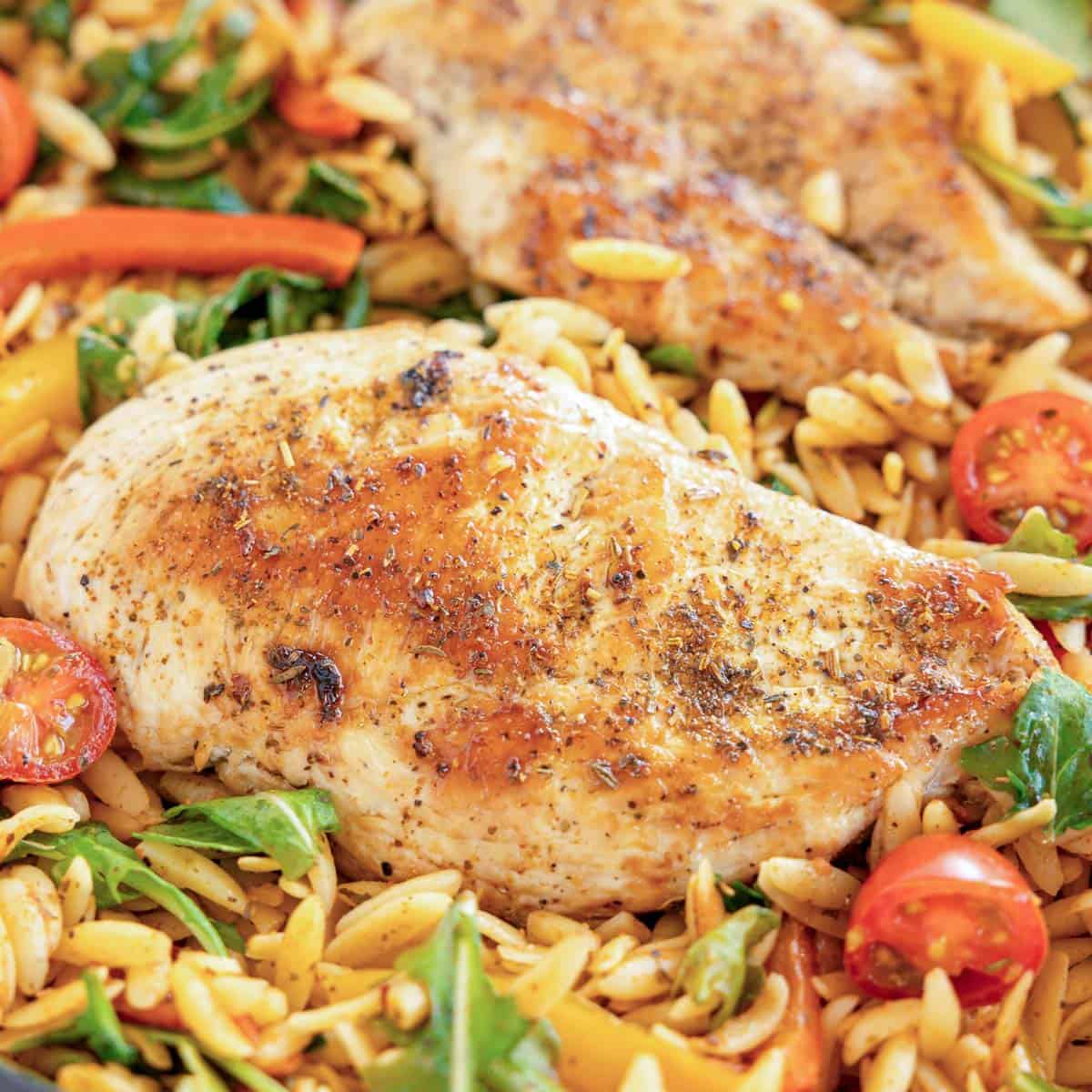 Tuscan Chicken Orzo