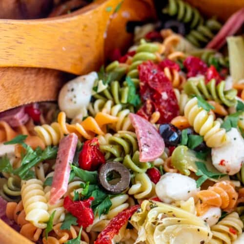 Antipasto Pasta Salad (Italian Deli Salad) Kylee Cooks