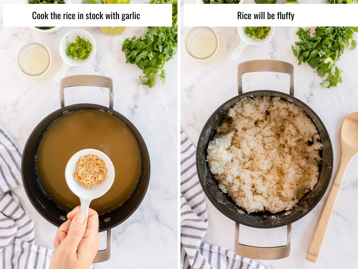 step by step of how to cook rice