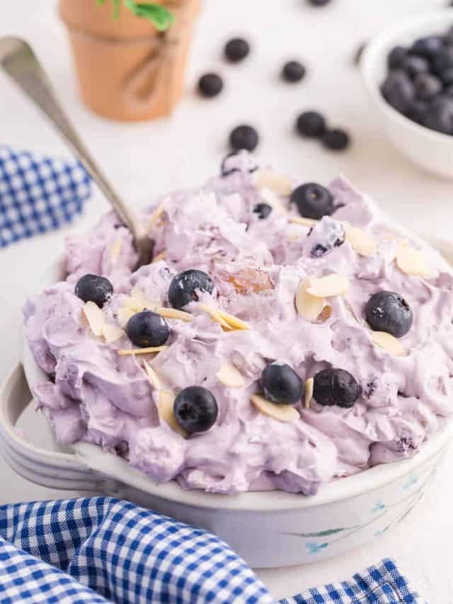 Blueberry Fluff Salad – Easy Dessert Salad
