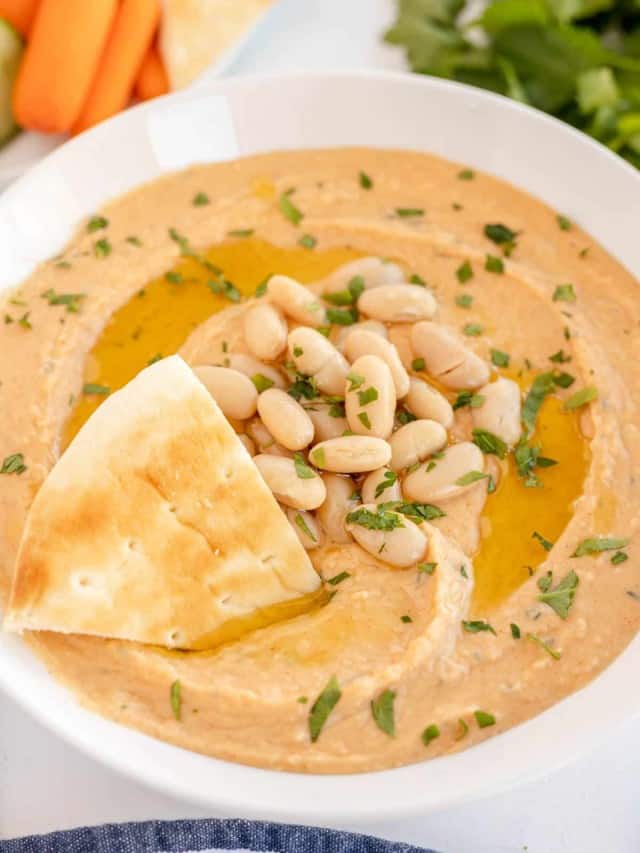Amazing White Bean Hummus Dip!