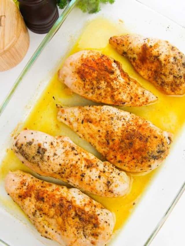 Juicy Oven Baked Chicken Breasts