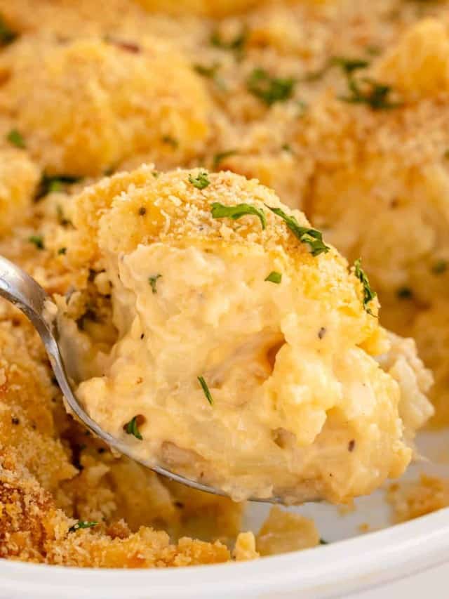 Cauliflower au Gratin – easy side dish recipe