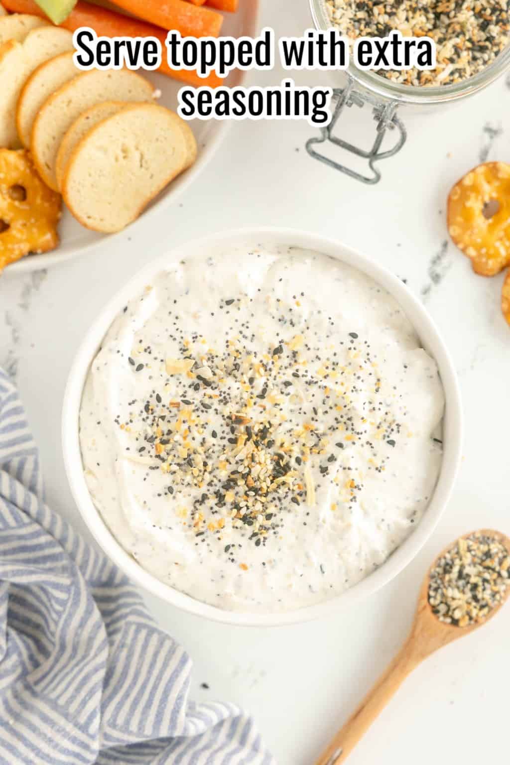 Everything Bagel Dip Recipe - Kylee Cooks