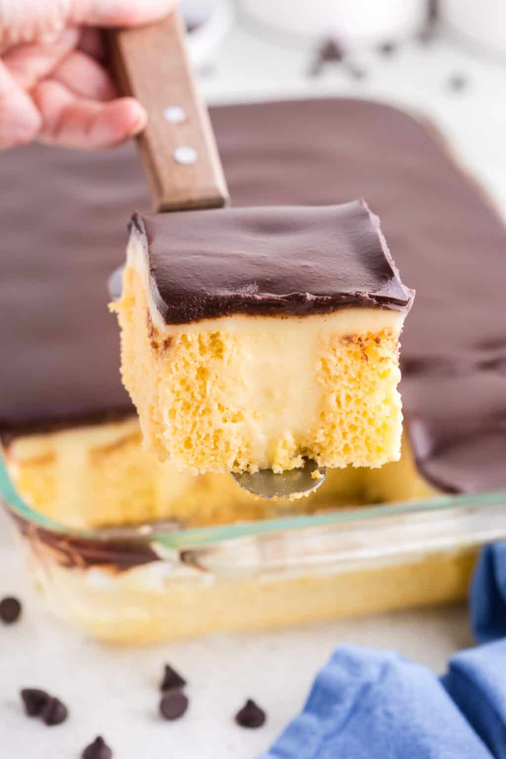 Boston Cream Poke Cake Recipe With Cake Mix Kylee Cooks boston-cream-poke-cake-recipe-with-cake-mix-kylee-cooks
