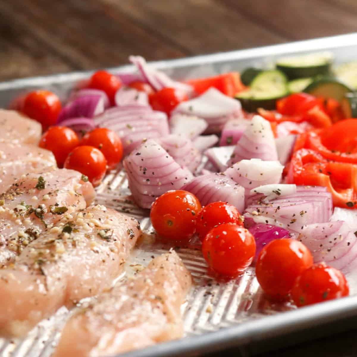 Sheet Pan Chicken and Vegetables